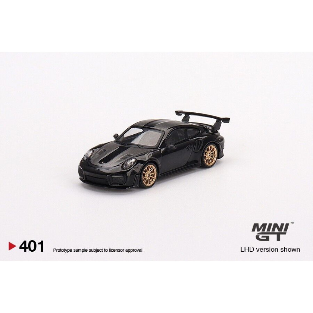 ミニカー MINI GT Porsche 911 GT2 RS Машинка Mini GT Porsche 911(991) GT2 RS Weissach Package Black